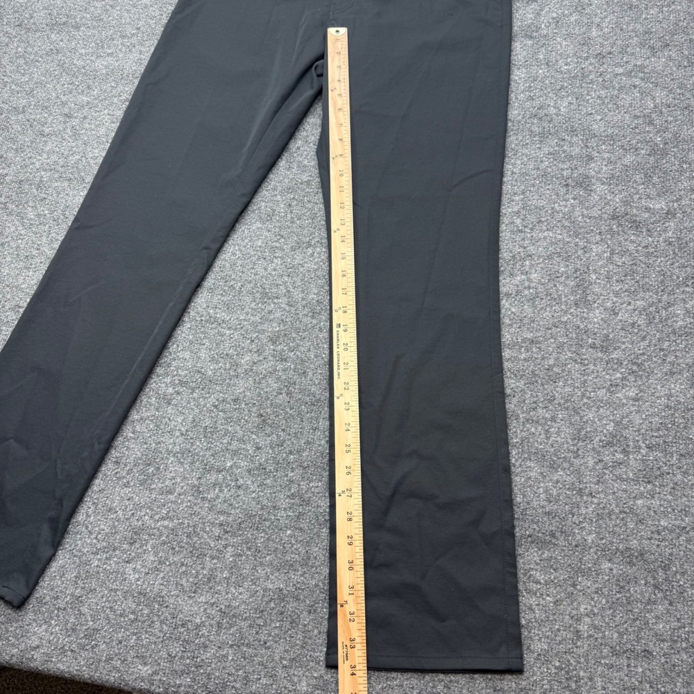 Peter Millar EB66 Performance Pants Mens 35/34 Black 5-Pocket Golf Trousers - Picture 4 of 10